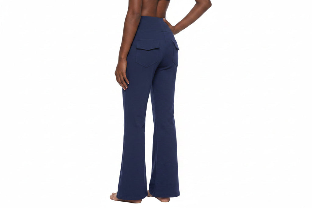 Women's Drawstring Flared Leg Pants