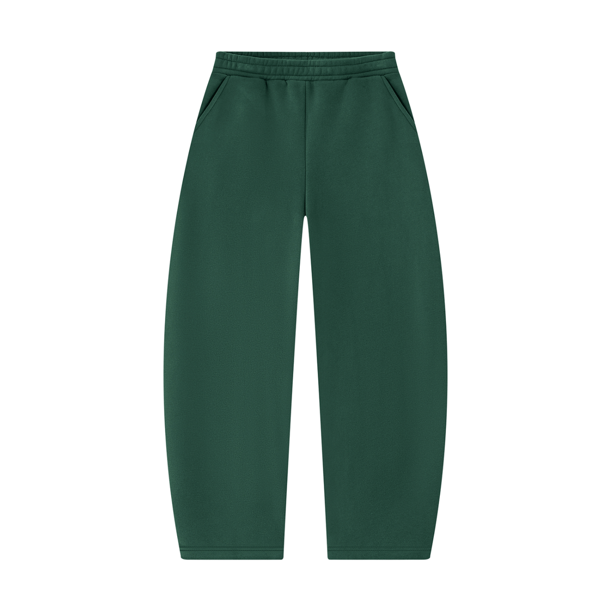 Barrel Leg Sweatpants in dark green – Blanks by Wrens