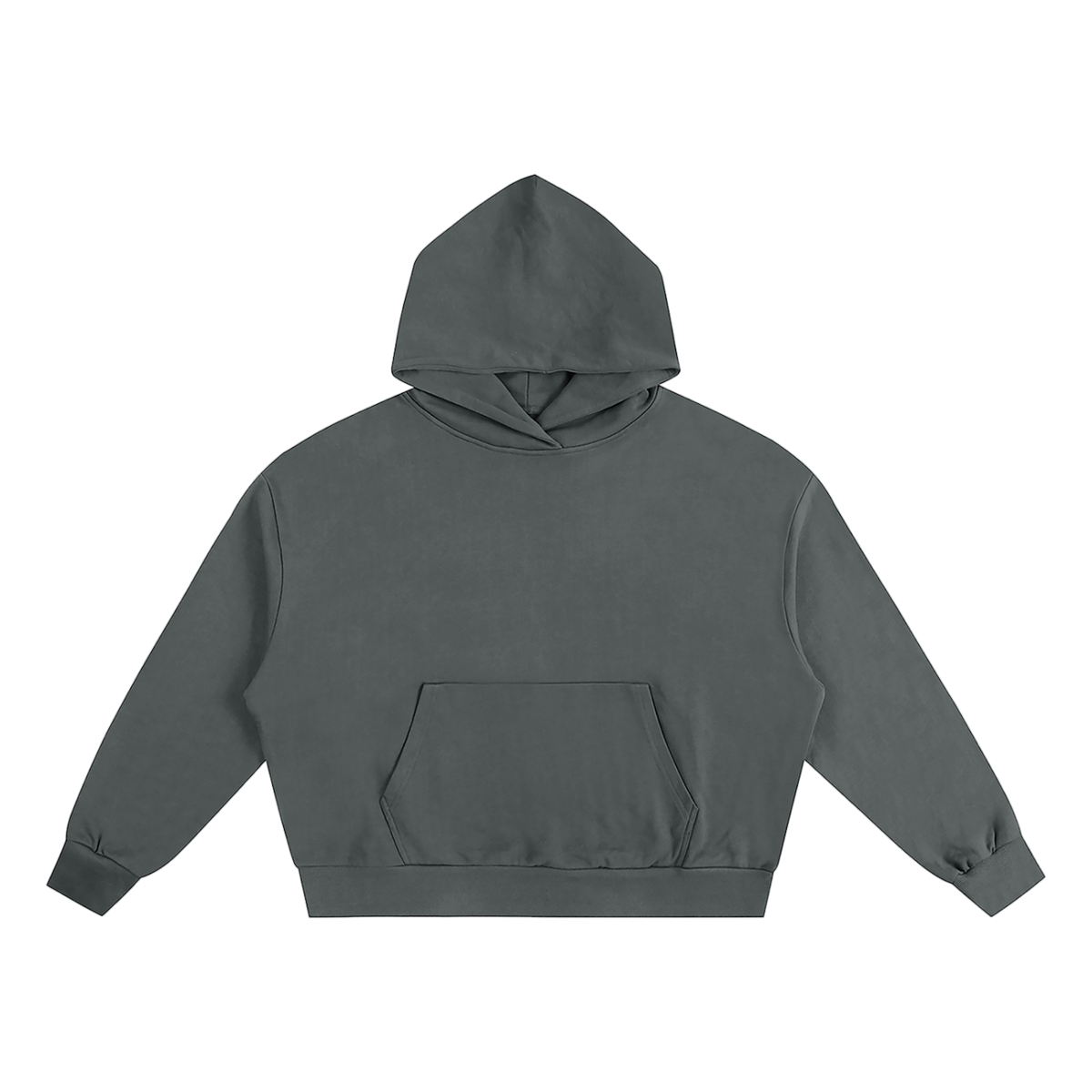 Heavyweight Boxy Hoodie in grey – Blanks by Wrens