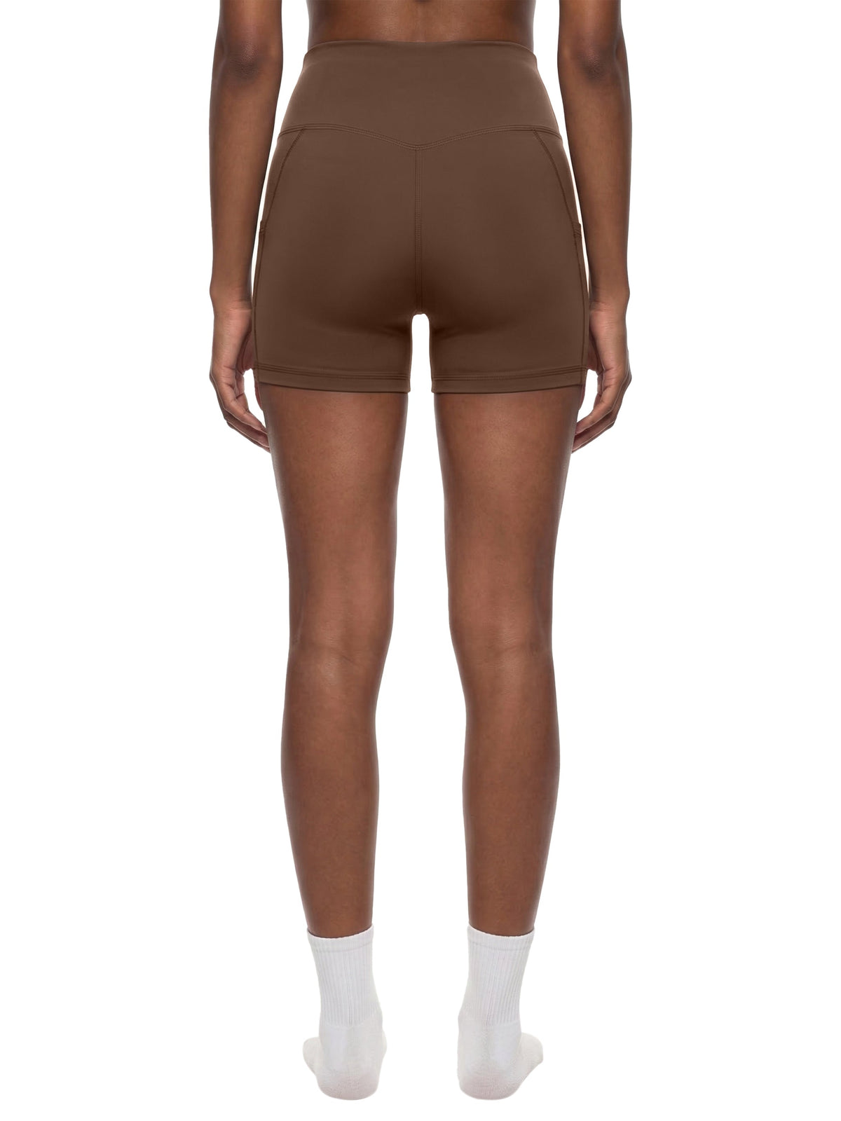 Women's High-Waisted Pocket Biker Shorts