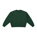 Oversized Fleece Crewneck in dark green – Blanks by Wrens