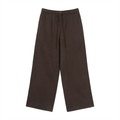 Fleece Drawstring Straight-Leg Sweatpants