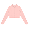 Women's Cropped Zip Jacket in pink – Blanks by Wrens