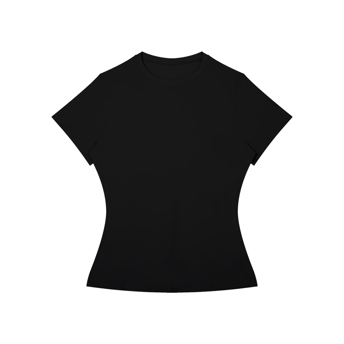 Women's Slim Fit Tee in black – Blanks by Wrens