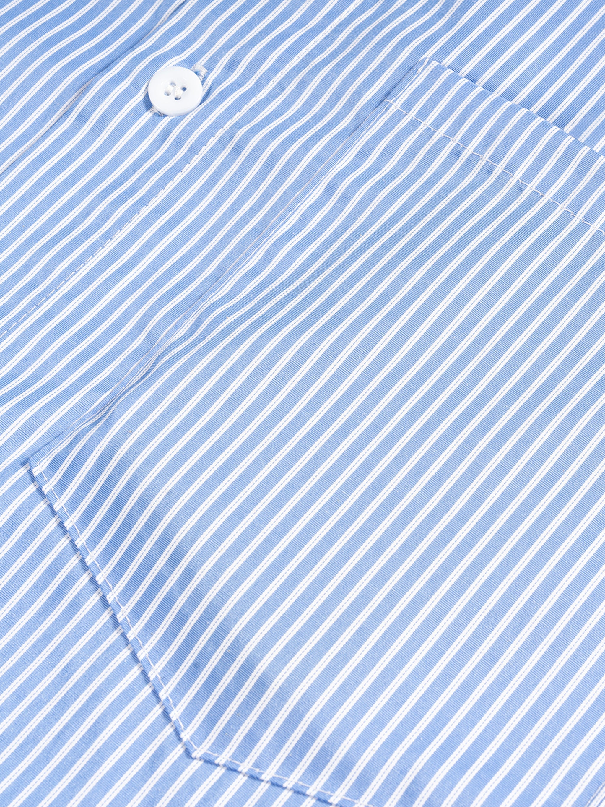Oversized Vertical Stripe Boxy Shirt