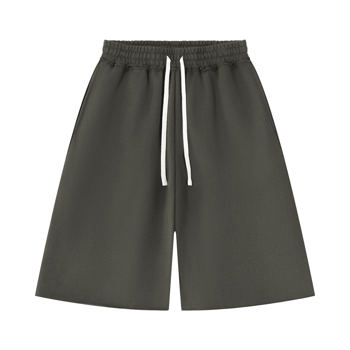 Raw Hem Sweat Shorts in dark grey – Blanks by Wrens