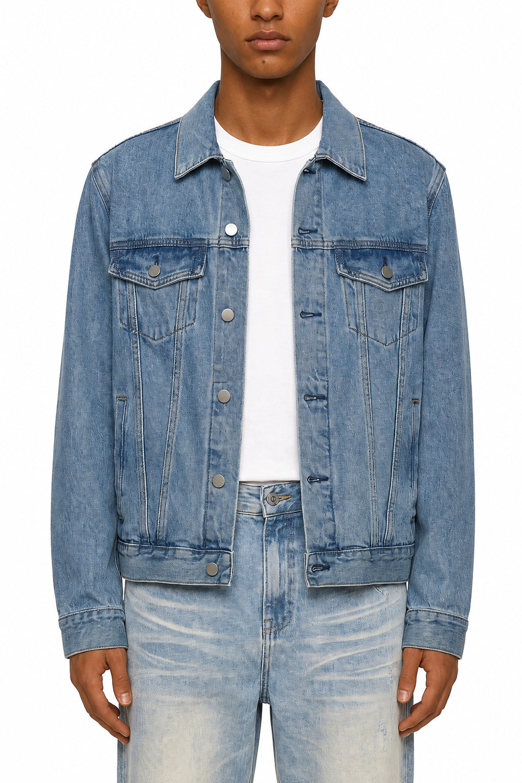 Vintage Wash Denim Jacket