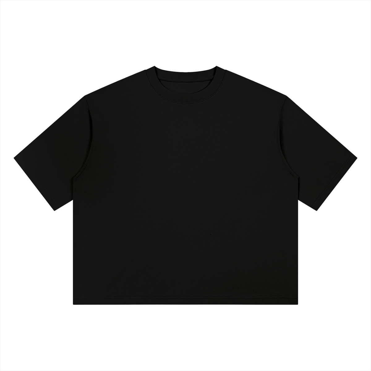 420 GSM Heavyweight Boxy Tee in black – Blanks by Wrens