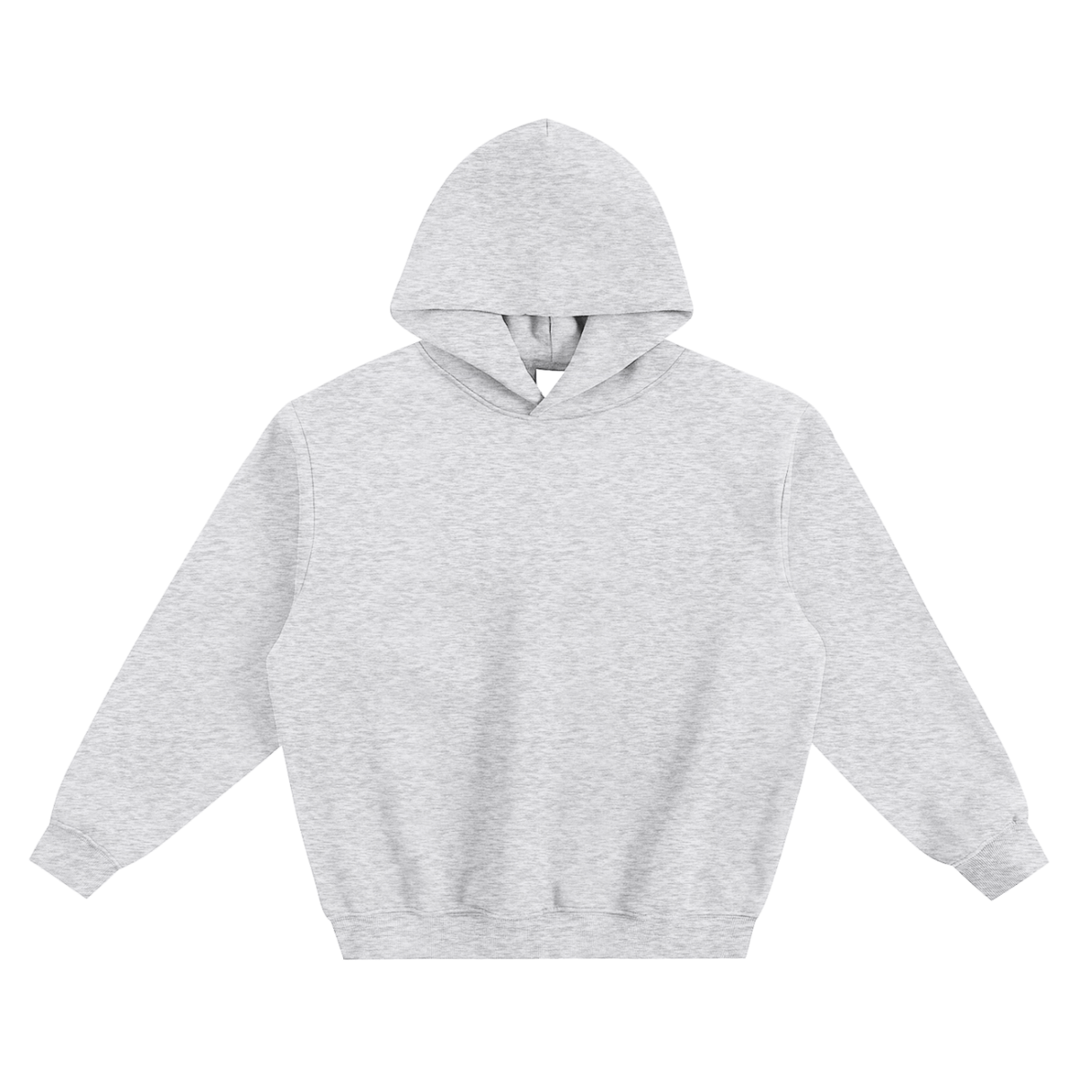 Brushed Fleece Boxy Hoodie in flower grey – Blanks by Wrens