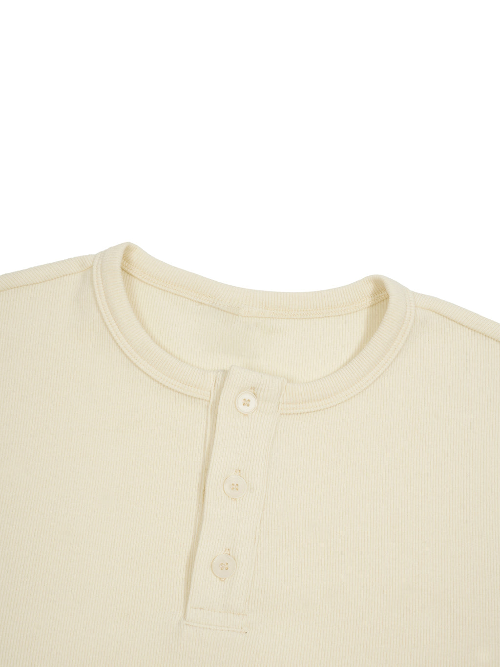 Unisex Vintage Wash Boxy Waffle Raw Edge T-Shirt