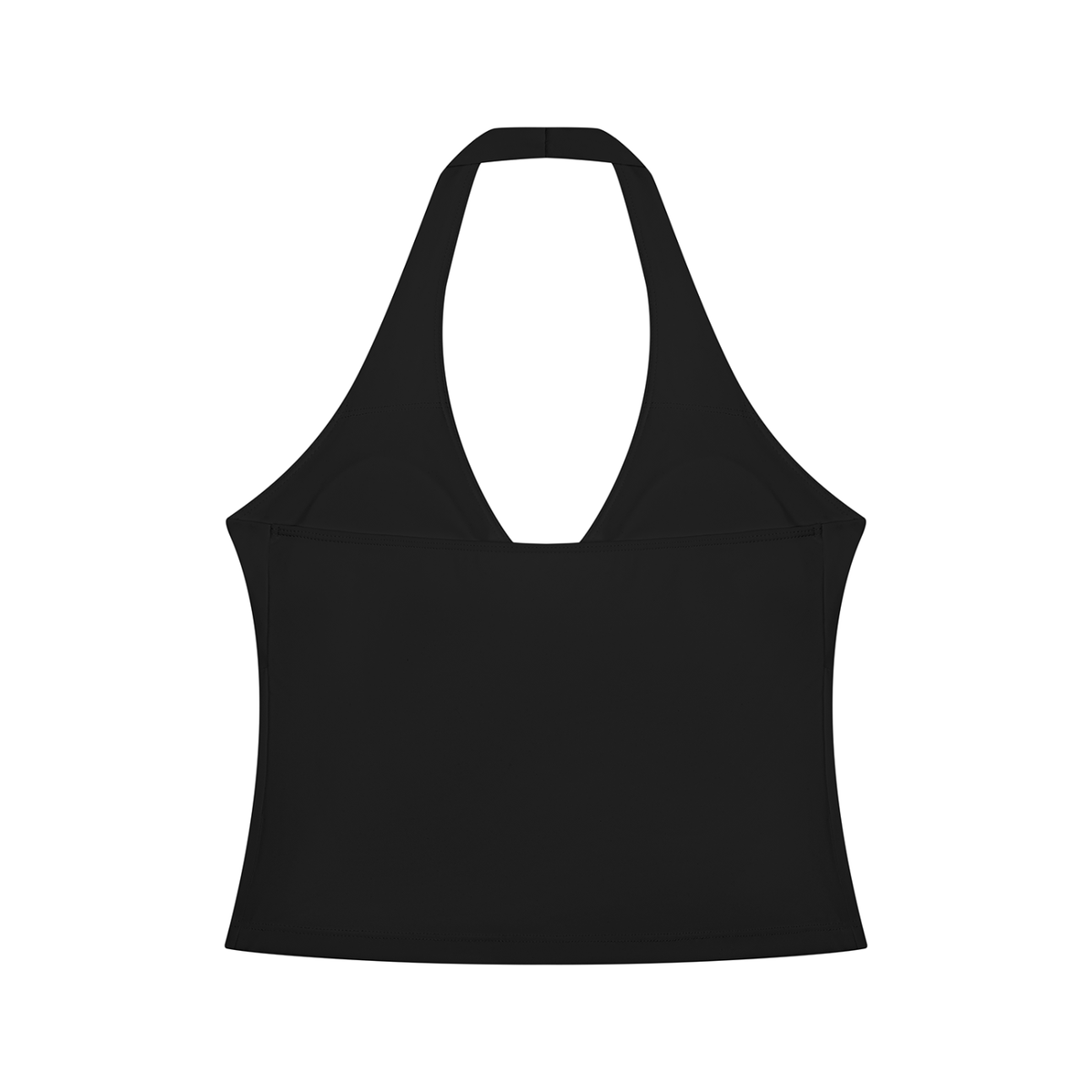 Women's Ruched Halter Crop Top – view 1 – Blanks by Wrens