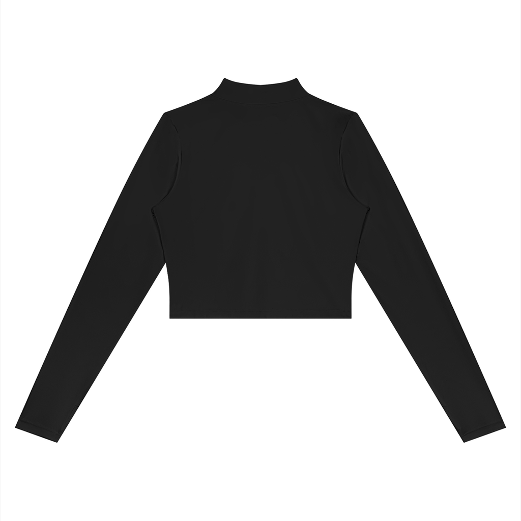 Women's Cropped Zip Jacket – view 1 – Blanks by Wrens