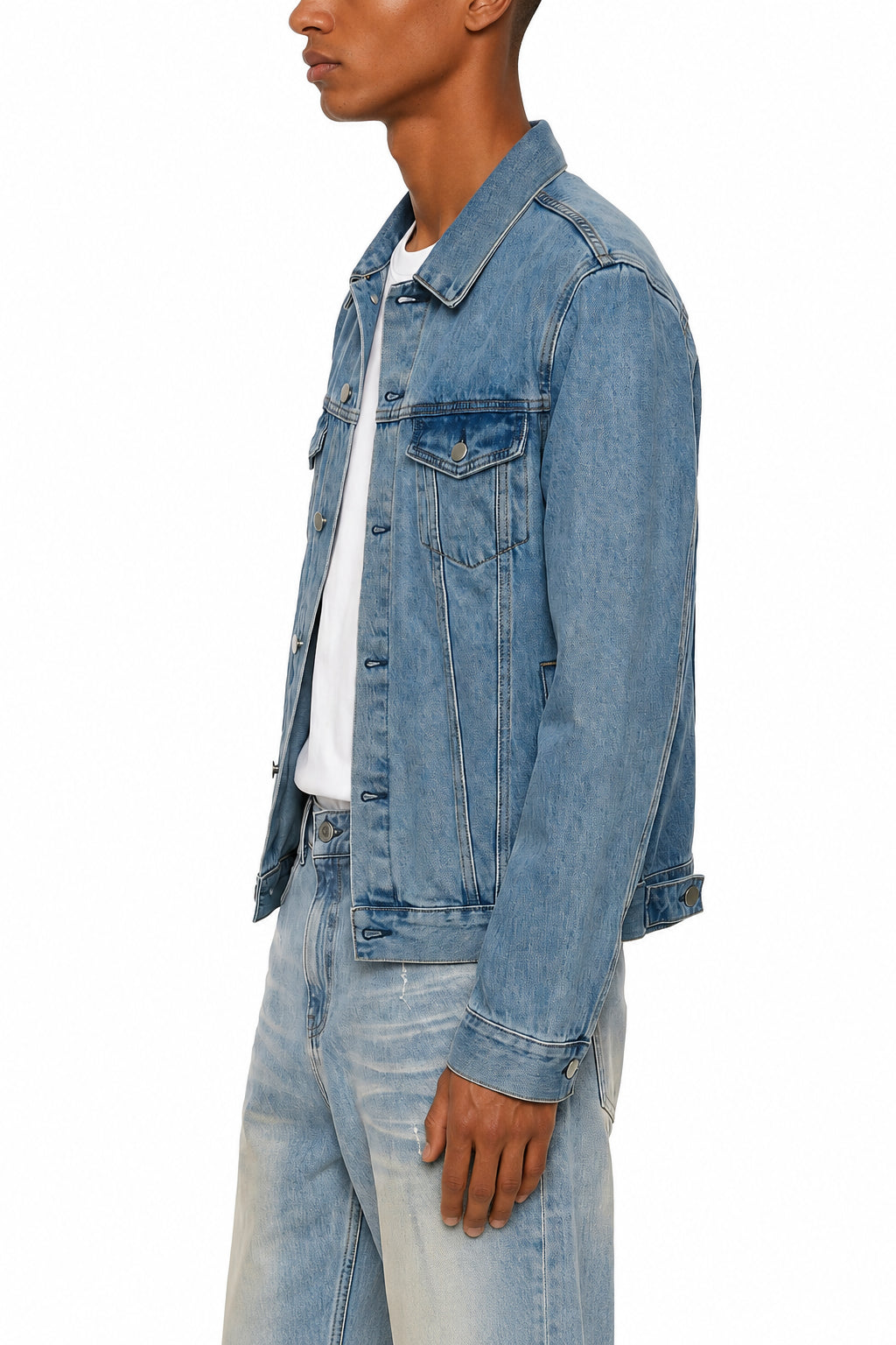 Vintage Wash Denim Jacket