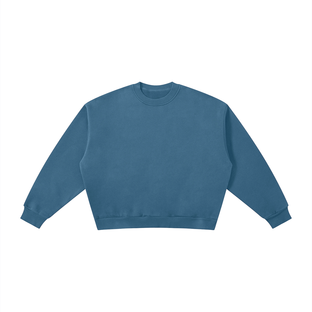 Oversized Fleece Crewneck in haze blue – Blanks by Wrens