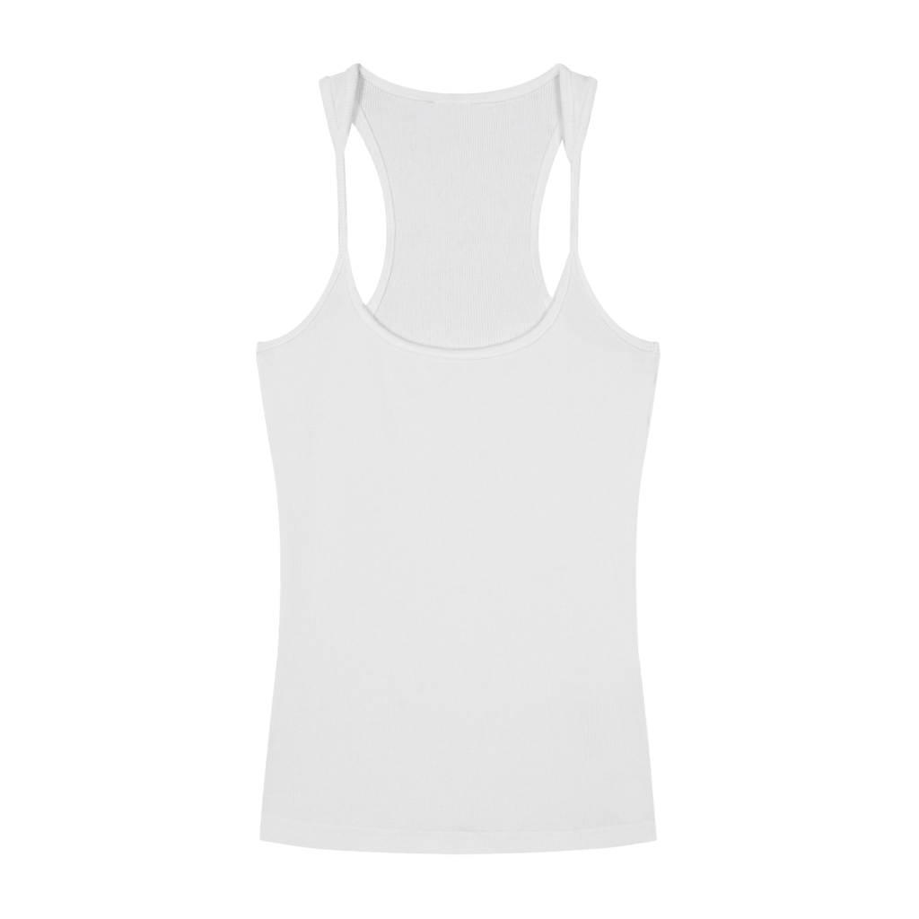 Slim Fit Ribbed Racerback Tank Top