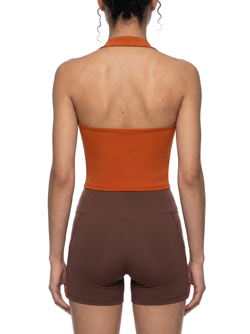 Women's Halter Crop Sports Bra