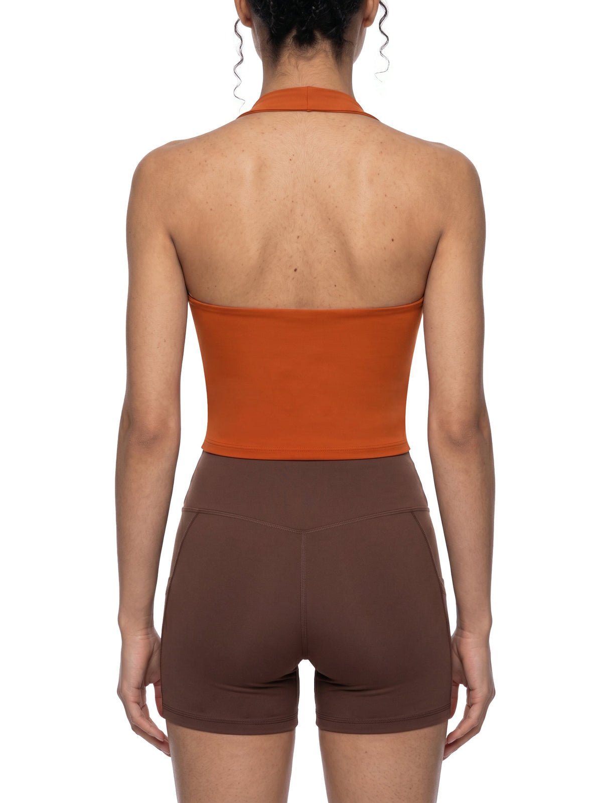 Women's Halter Crop Sports Bra