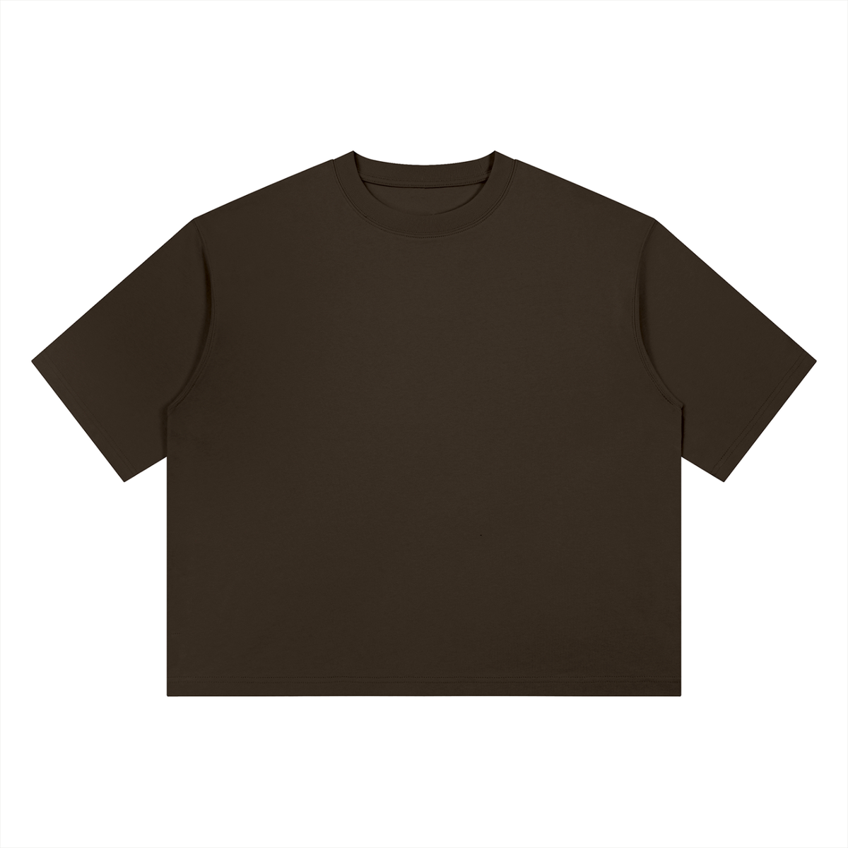 420 GSM Heavyweight Boxy Tee in coffee – Blanks by Wrens