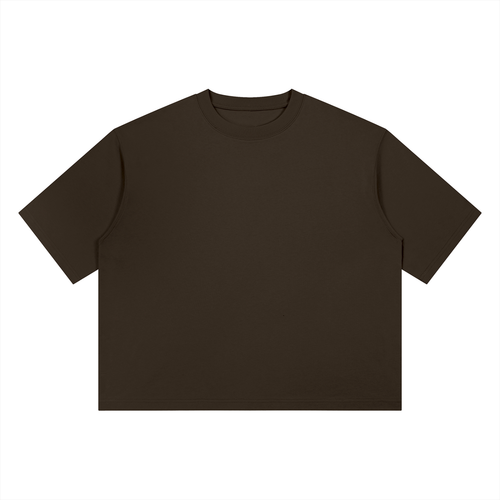 420 GSM Heavyweight Boxy Tee in coffee – Blanks by Wrens