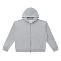 Heavyweight Full Zip Hoodie in flower grey – Blanks by Wrens