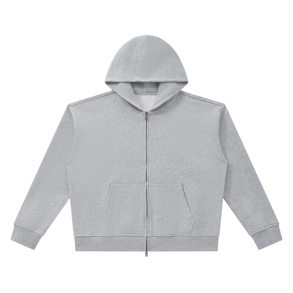 Heavyweight Full Zip Hoodie in flower grey – Blanks by Wrens