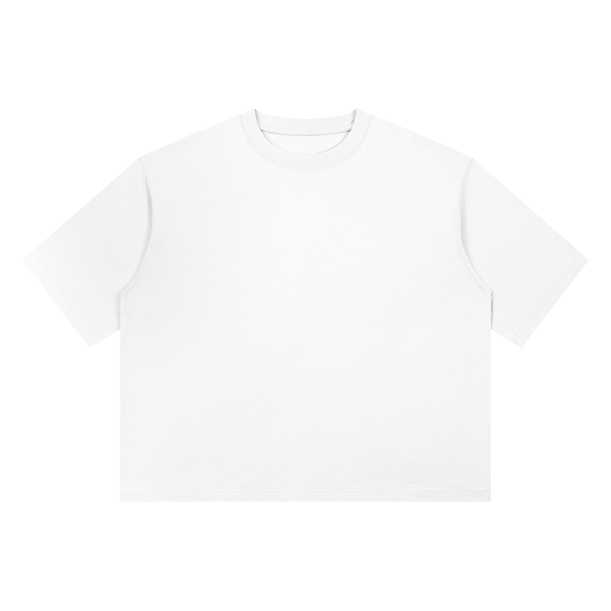 420 GSM Heavyweight Boxy Tee in white – Blanks by Wrens