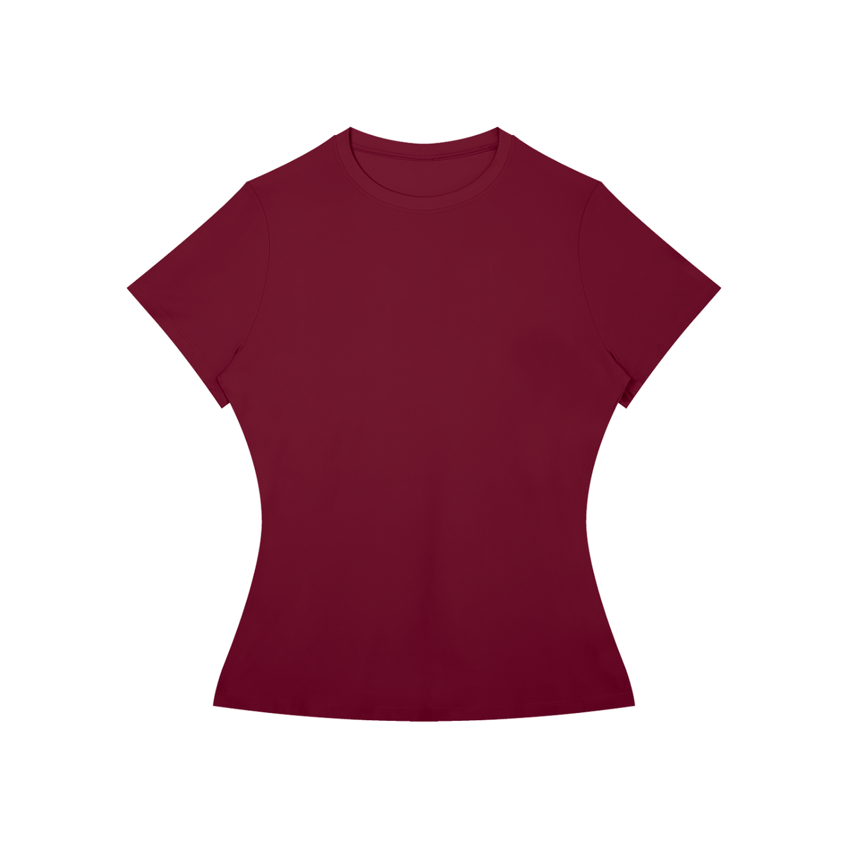 Women's Slim Fit Tee in wine red – Blanks by Wrens