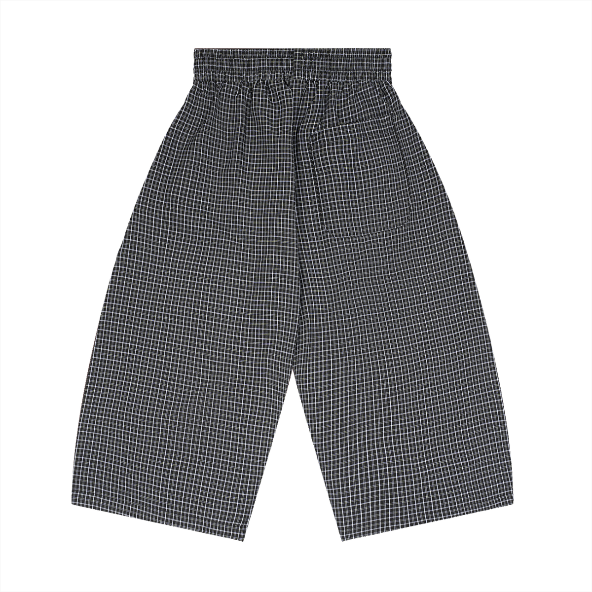 Unisex Plaid Loose Capri Shorts