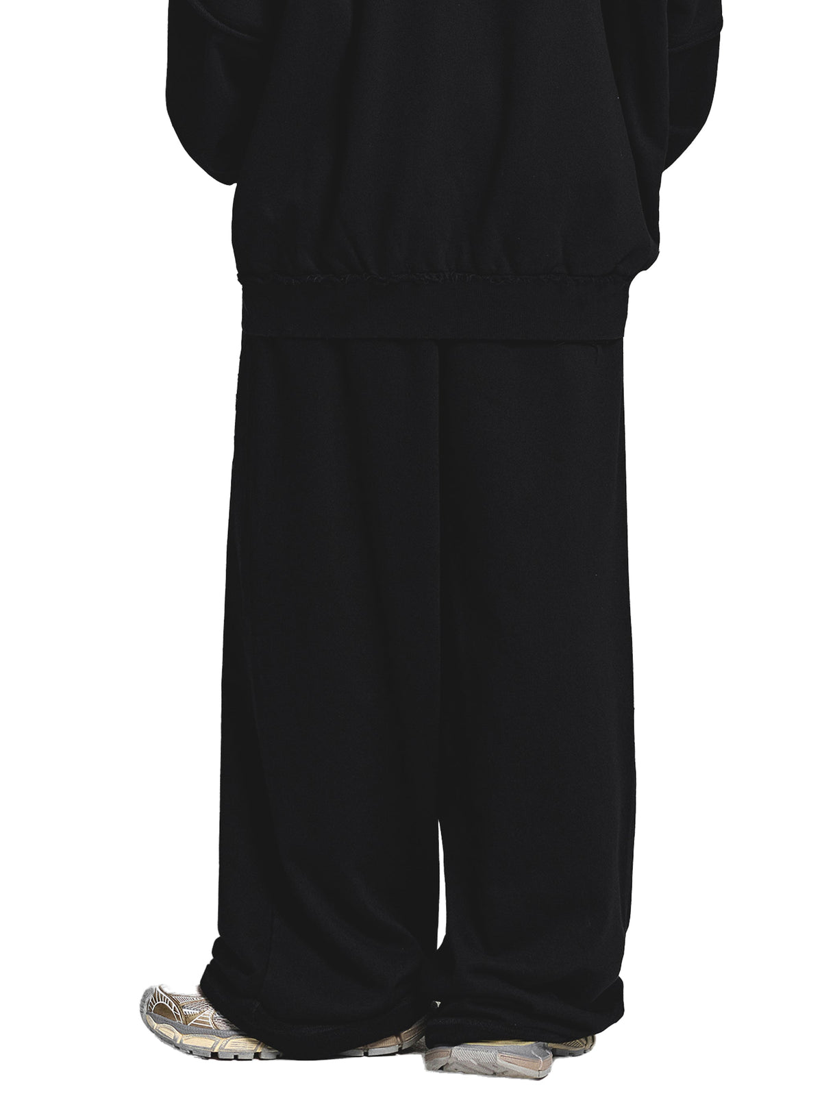 Snow Washed Raw Edge Sweatpants