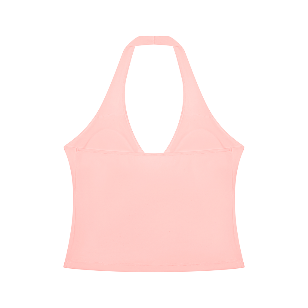 Women's Ruched Halter Crop Top – view 3 – Blanks by Wrens