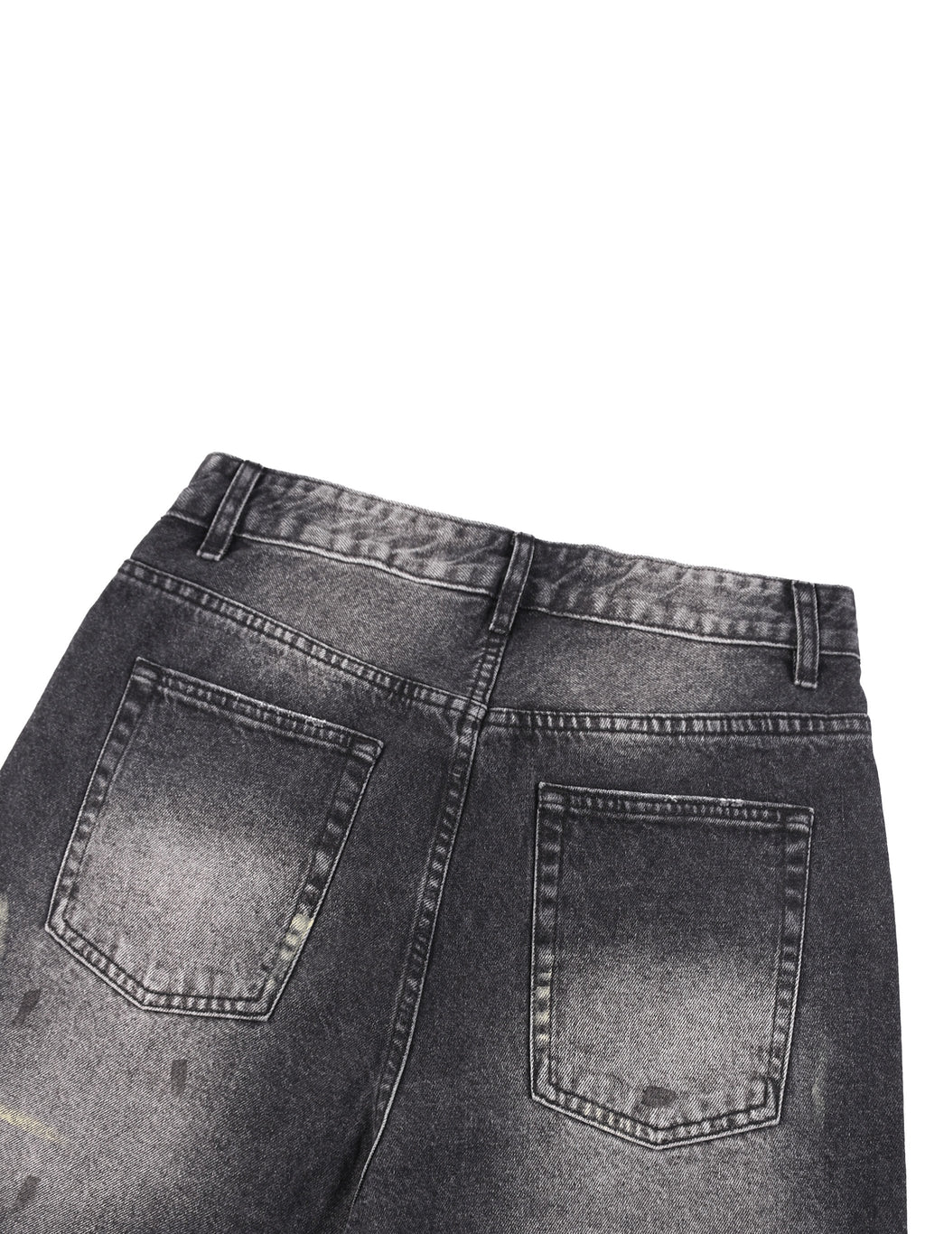 Men’s Vintage Wash Wide Leg Denim Shorts