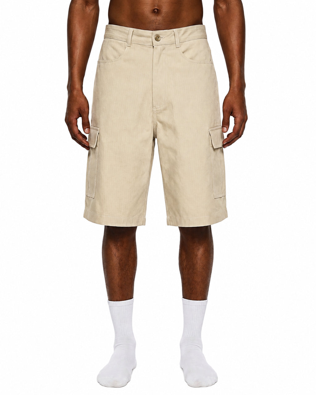 Unisex Woven Cargo Shorts