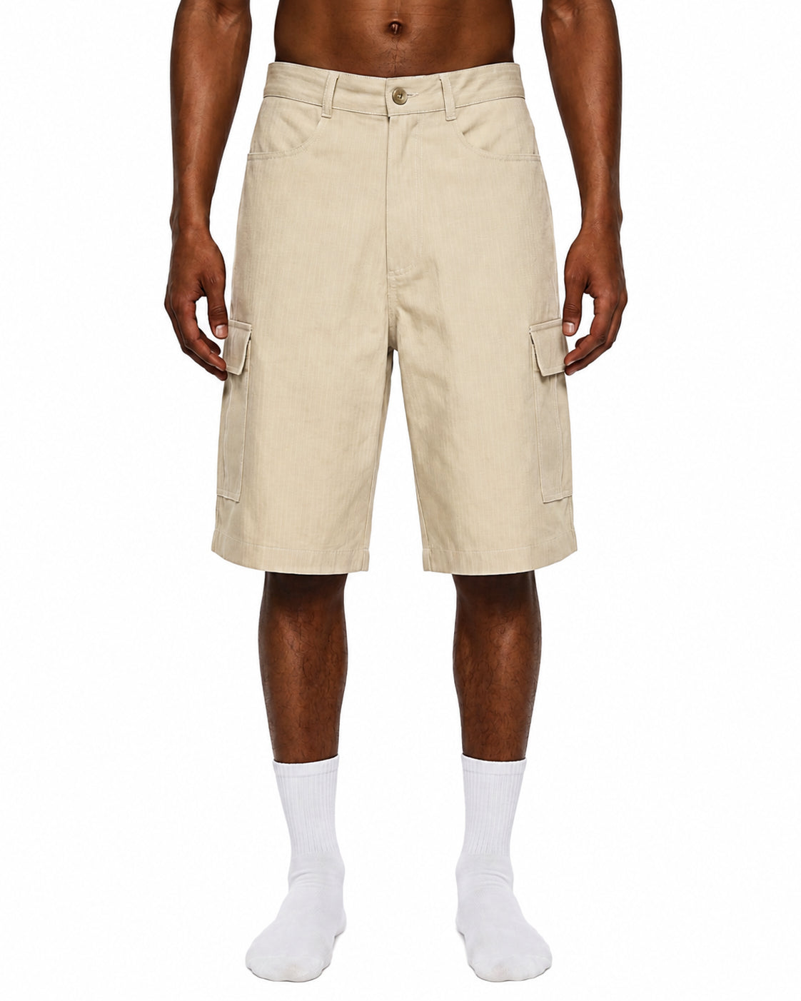 Unisex Woven Cargo Shorts