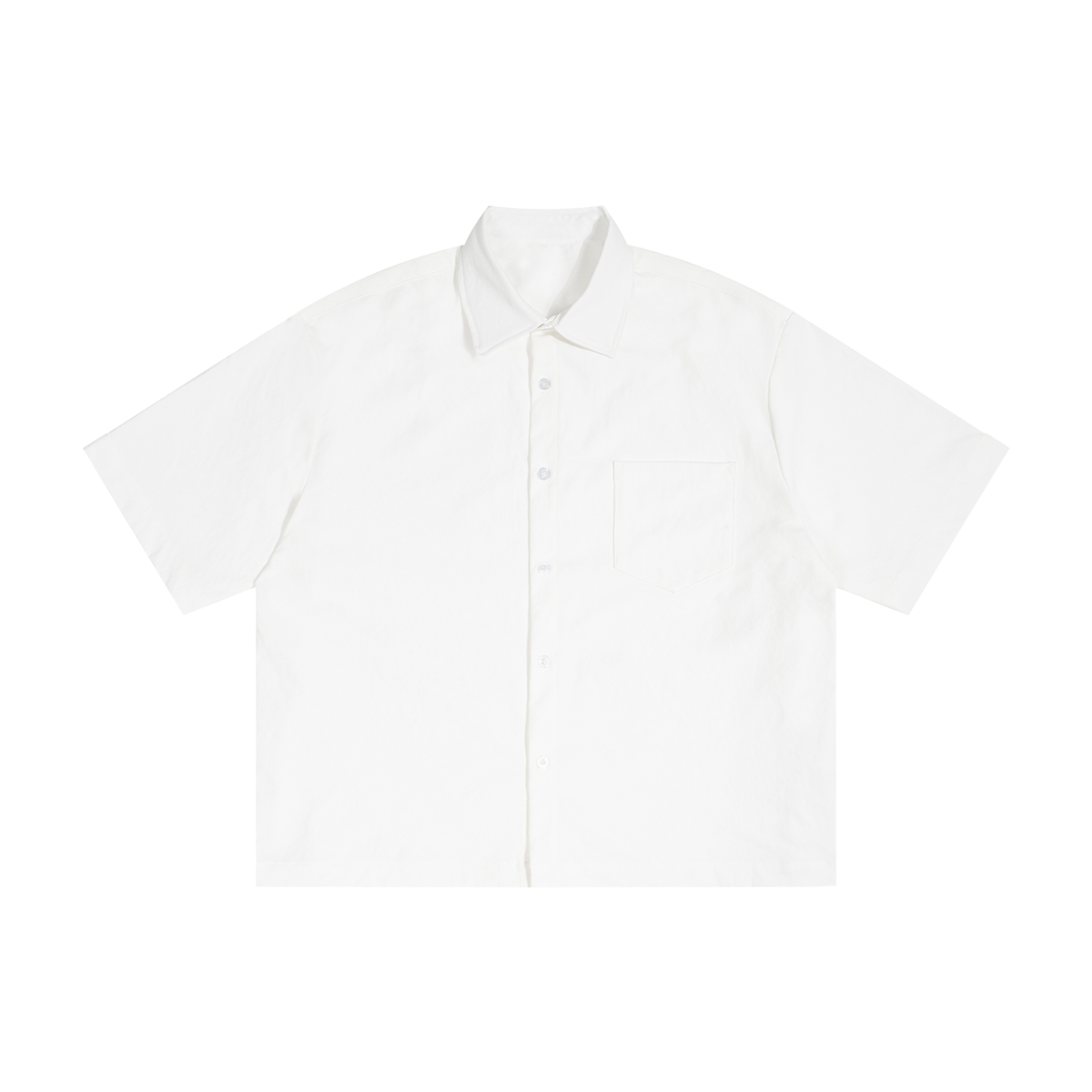 Boxy Collar Shirt in white – Blanks by Wrens