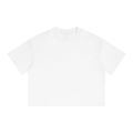 Unisex Boxy Drop Shoulder Crop T-Shirt