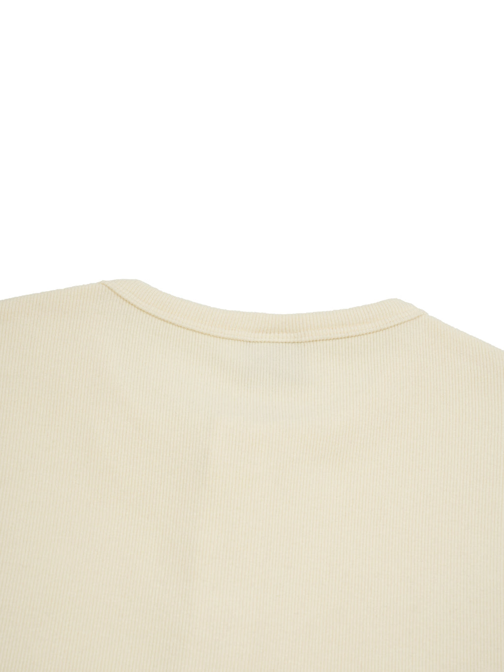 Unisex Vintage Wash Boxy Waffle Raw Edge T-Shirt