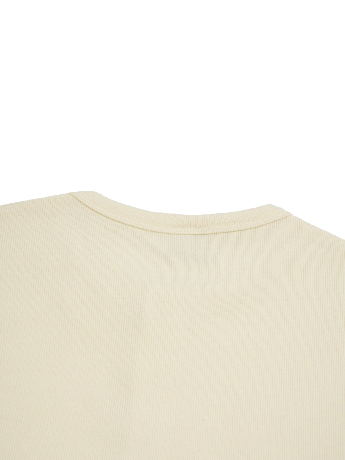 Unisex Vintage Wash Boxy Waffle Raw Edge T-Shirt