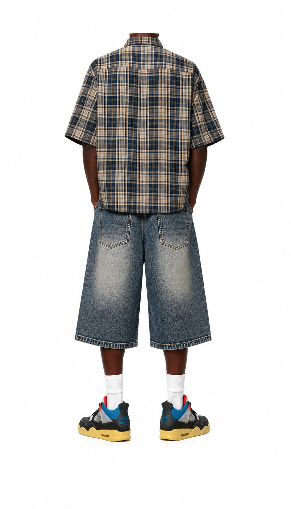Unisex Plaid Boxy Short Sleeve Shirt