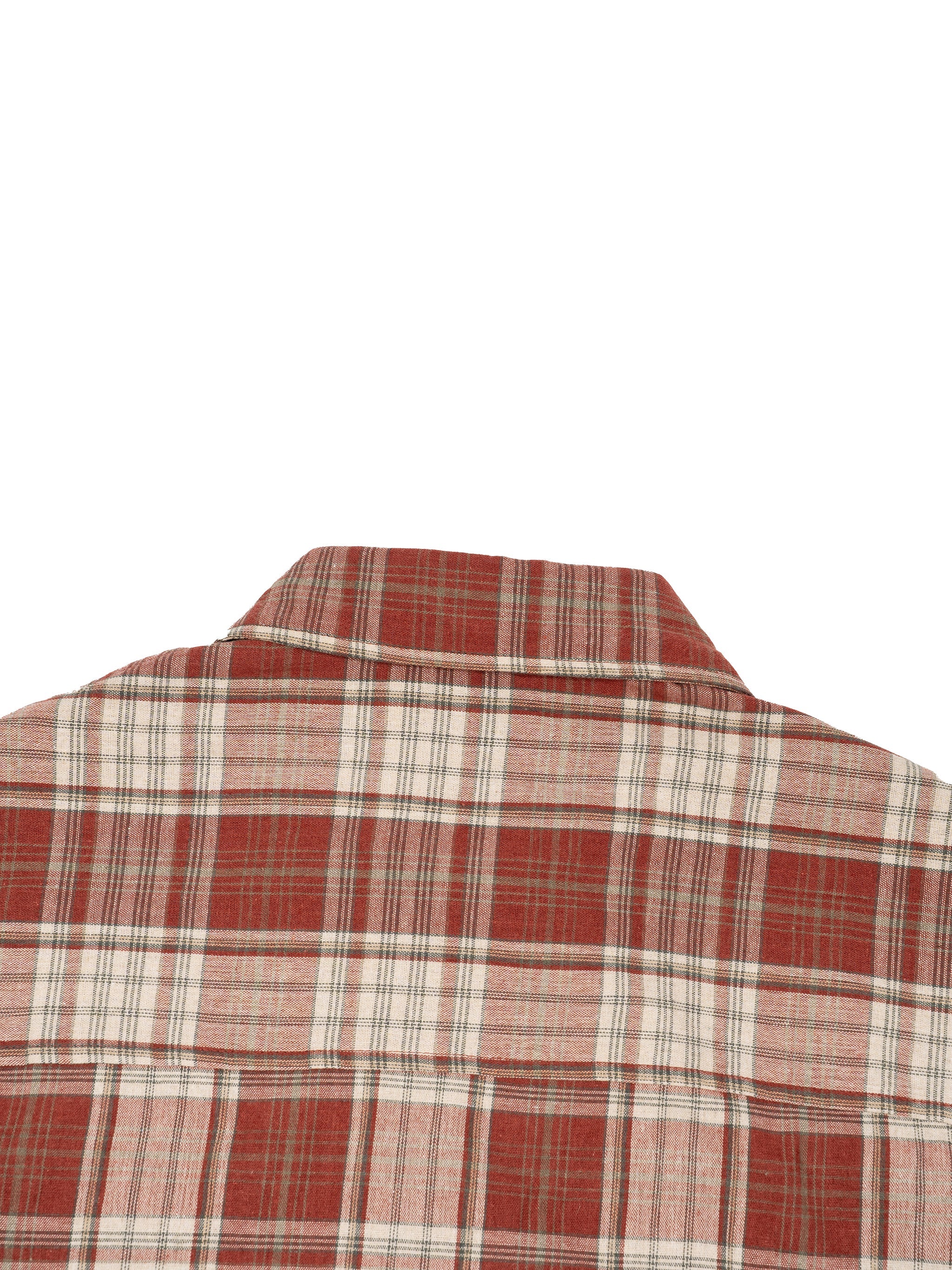 Unisex Plaid Boxy Short Sleeve Shirt