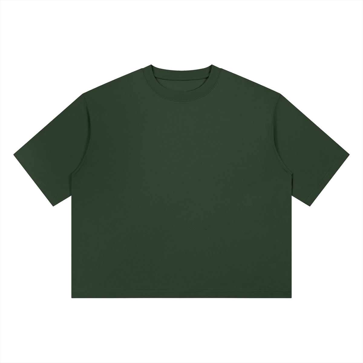 420 GSM Heavyweight Boxy Tee in blackish green – Blanks by Wrens