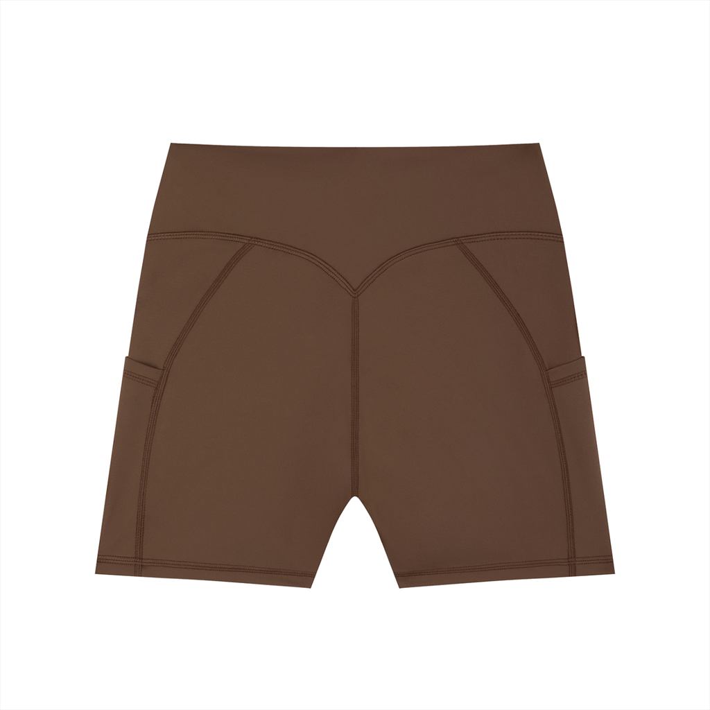 Women's High-Waisted Pocket Biker Shorts