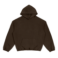 Cinched Hem Boxy Hoodie in brown – Blanks by Wrens